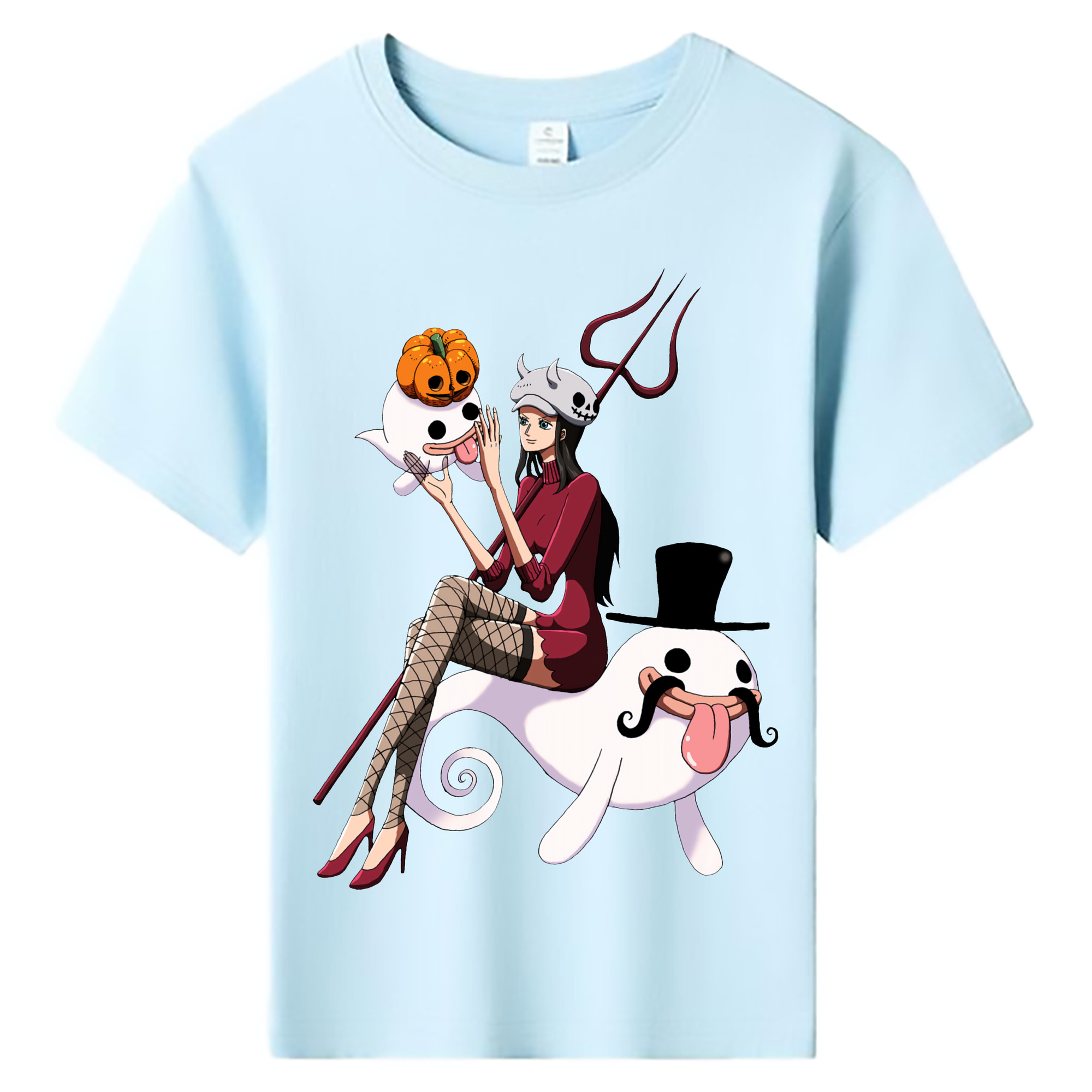 ワンピース ニコ・ロビン ONE PIECE Nico Robin 綿100％キッズTシャツ（フロントプリント）